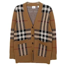 Cardigan Willa Check XS Size - Burberry