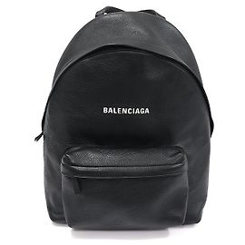 Balenciaga Zaino Everyday in pelle di vitello liscia nera