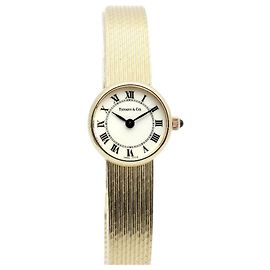 Tiffany & Co Reloj Vintage Mini Tamaño para Mujer en Oro