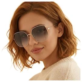 Gucci Sunglasses Lightweight Metal Square Asian Fit