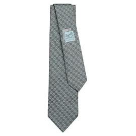Corbata de seda Double Jeu - Hermès