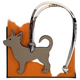 Chihuahua Bag Charm Etoupe - Hermès