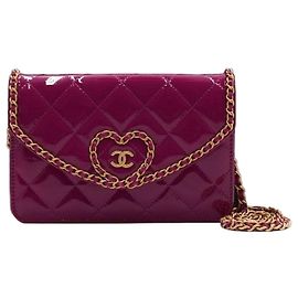 Chanel Borsa a Spalla e Borsa a Tracolla Heart Gold CC Chain