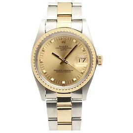 Rolex Orologio vintage da uomo Oyster Perpetual Date Goldmark Index Combi