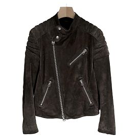 Tom Ford Rider Bomberjacke aus Wildleder Braun