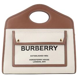 Burberry Borsa a tracolla in tela con taschino