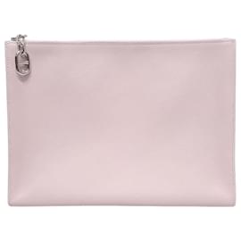 Mauve Pale Evercolor Silver-Plated Dipango Sandal Clutch Stamp - Hermès