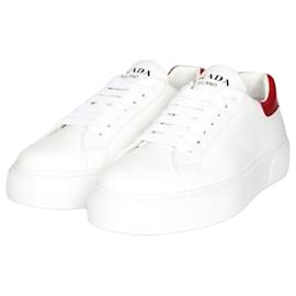 Leather Sneakers White - Prada