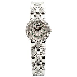 Piaget Weißgold Original Diamant Full Pavé Kleine Damen Armbanduhr