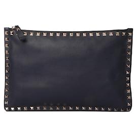 Valentino Clutch Rockstud con zip
