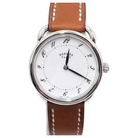 Montre pour femme ARCEAU avec bracelet en cuir Quartz - Hermès