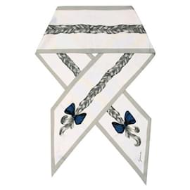 Sciarpa skinny in seta con stampa capelli - Givenchy