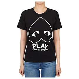 Comme Des Garcons Upside Down Heart T-Shirt für Damen