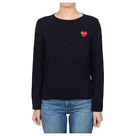 Roter Patch Strick AZ für Damen - Comme Des Garcons