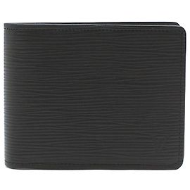 Louis Vuitton Black Epi Multiple Wallet Small Wallet