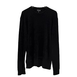 Armani Schwarzer Terry-Strick