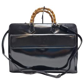 Gucci Valigetta in Bambù Nera (Unisex, Articolo Raro)