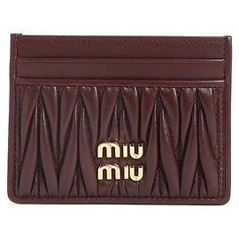 Miu Miu Portacarte in pelle Nappa
