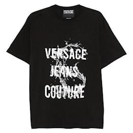 Bedrucktes T-Shirt aus Baumwolljersey - Versace