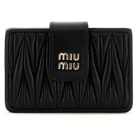 Miu Miu Tarjetero de piel Nappa