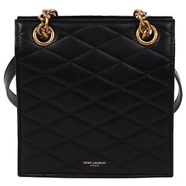 Saint Laurent Borsa a Spalla LE MAILL Black Quilted Chain