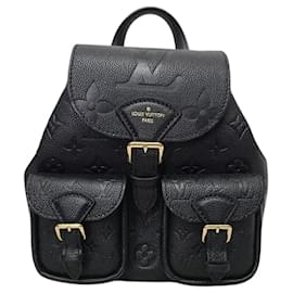 Louis Vuitton Black Monogram Empreinte Backup Rucksack