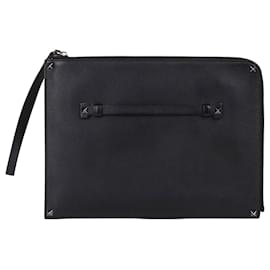 Clutch Rockstud con tracolla nera - Valentino