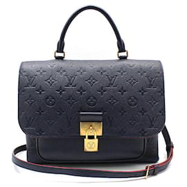 Louis Vuitton Borsa a tracolla Monogram Empreinte Marine Rouge Marignan