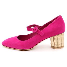 Décolleté Mary Jane in scamosciato Salvatore Ferragamo