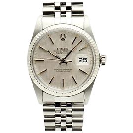 Rolex Orologio Datejust Vintage Bicolor Quadrante Originale da Uomo in Acciaio