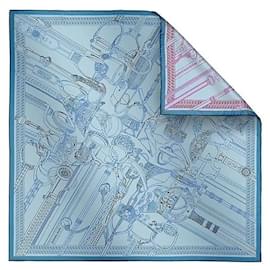 Hermès Sciarpa Carré Reversibile in Seta Double Face Remix da Donna