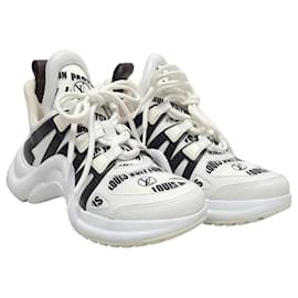 Sneakers Archlight in pelle bianca con scritte LV - Louis Vuitton