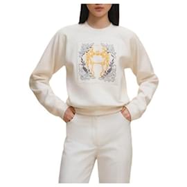 Della Cavalleria Sweatshirt mit Raglanärmeln und Stickerei - Hermès