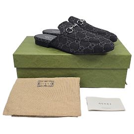 Gucci Mule Loafer Princetown GG Denim