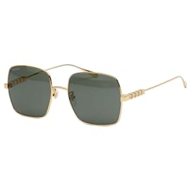 Gucci Gafas de sol con montura cuadrada oversize de metal