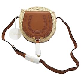 Chloé Borsa a tracolla Marcie in rafia