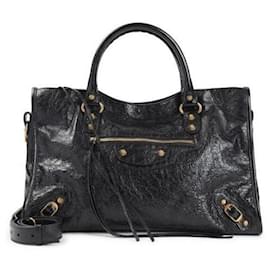 Balenciaga Le City Medium Bag com detalhes em Vintage Gold