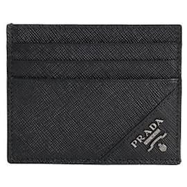 Portacarte Saffiano Nero - Prada