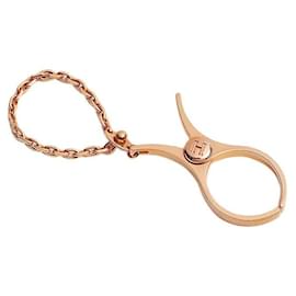 Clip per Guanti Portachiavi Rose Gold OR - Hermès