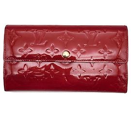 Louis Vuitton Carteira Sara em verniz