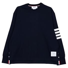 Langarm-Rugby-T-Shirt Engineer aus Jersey in mittlerem Gewicht - Thom Browne