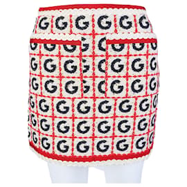 Falda de tweed Gucci