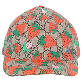 Cappellino baseball GG Supreme Strawberry - Gucci