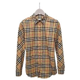 Burberry Vintage Check Stretch-Baumwolltwill-Hemd