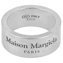Anello in argento con logo inciso - Maison Martin Margiela