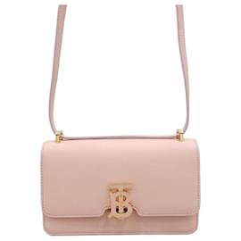 Burberry Mini borsa a tracolla in pelle rosa