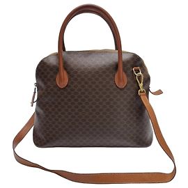 Céline Macadam Tote Bag Crossbody (Große Größe, Riemen Inklusive)
