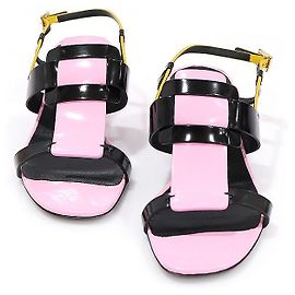 Roger Vivier Sandali da donna PILGRIM JOUR Multi Color Color Block City Strap