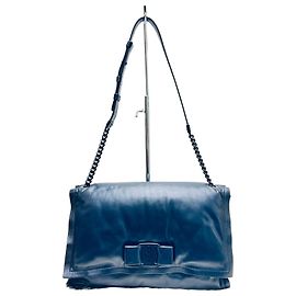 Borsa a tracolla con catena Salvatore Ferragamo Padded Viva Bow