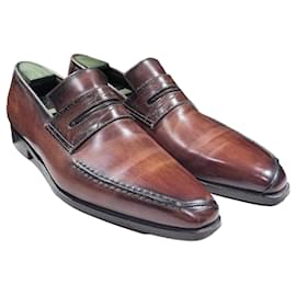 Berluti Mocassini in pelle Andi Dimanche Marrone Scuro
